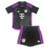 Bayern Munich Alphonso Davies #19 Dětské Oblečení Venkovní Dres 2023-24 Krátkým Rukávem (+ trenýrky)
